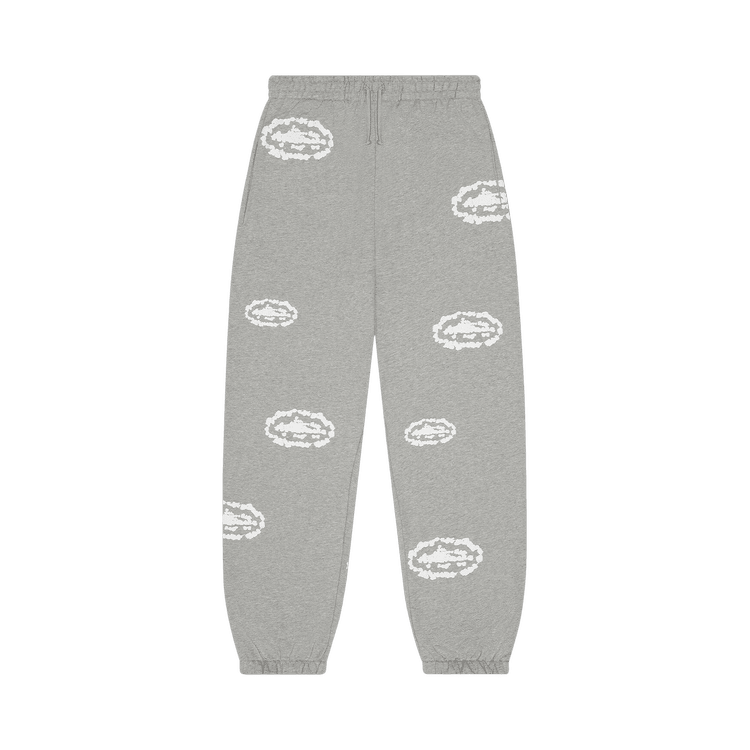 Denim Tears x Corteiz Island Wreath Sweatpants Grey - Im Your Wardrobe