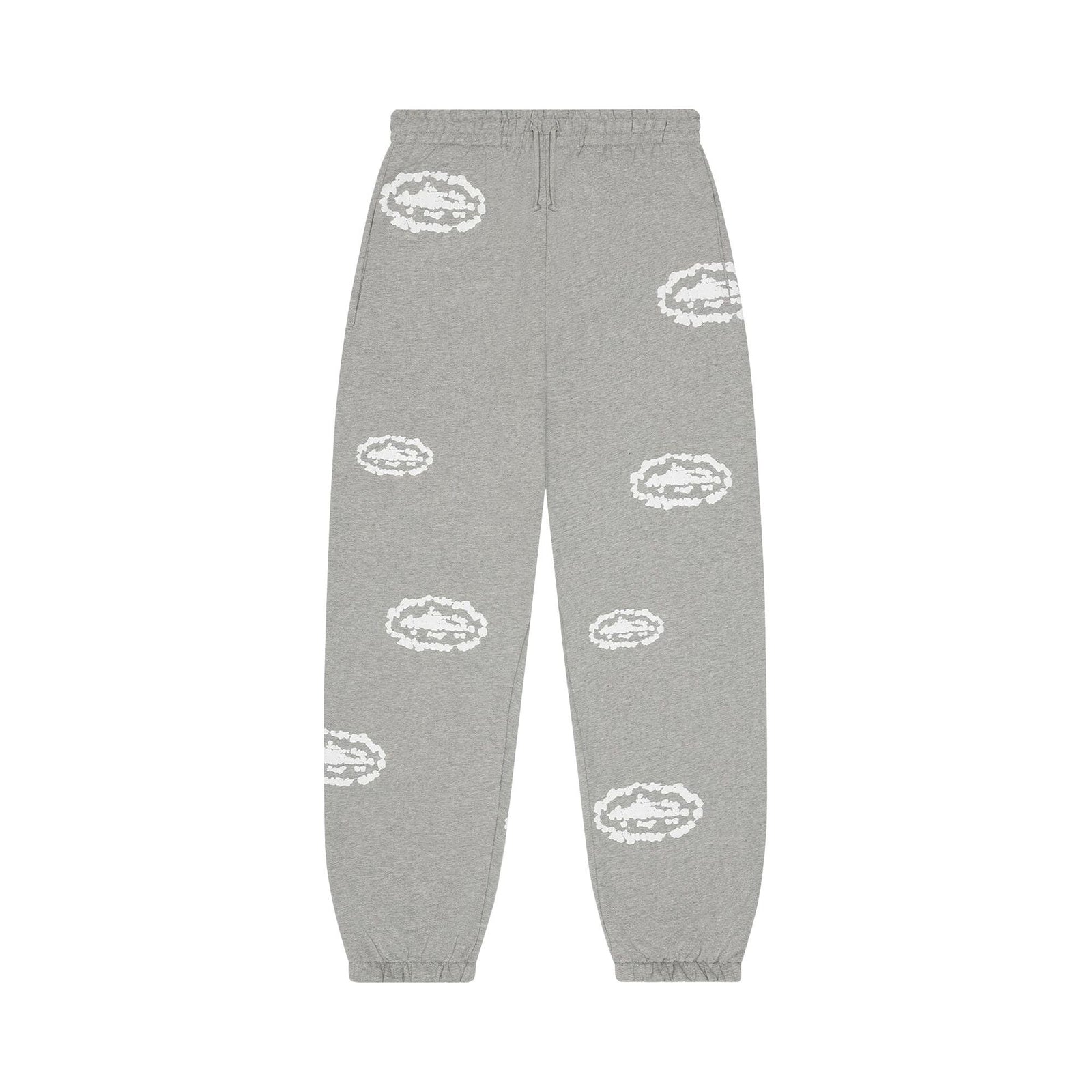 Denim Tears x Corteiz Island Wreath Sweatpants Grey - Im Your Wardrobe