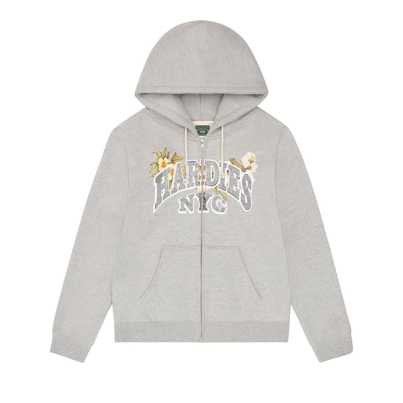 Denim Tears x Hardies Tears Zip Hoodie Grey - Im Your Wardrobe