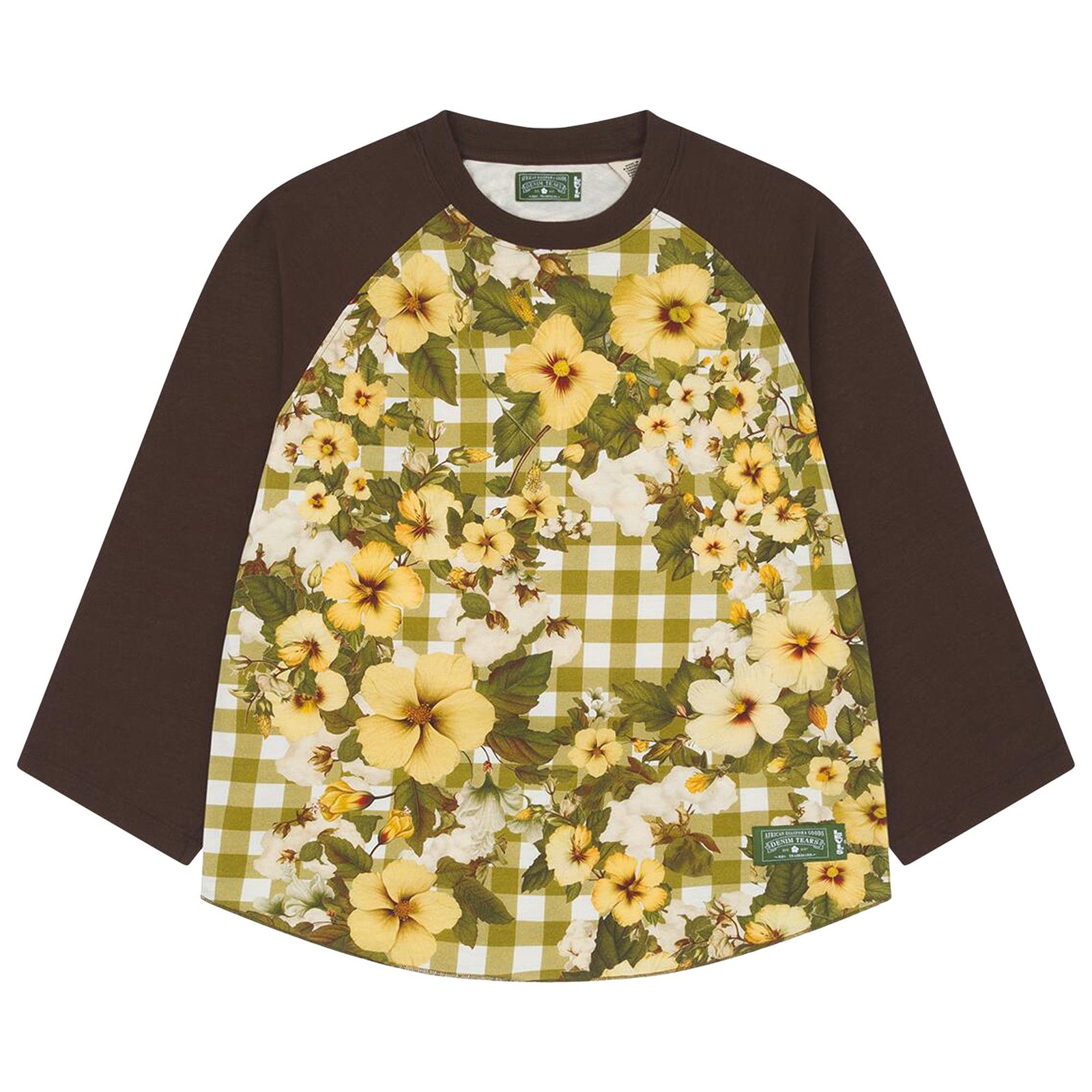 Denim Tears x Levi's Cotton Gingham Baseball Tee Multicolor - Im Your Wardrobe