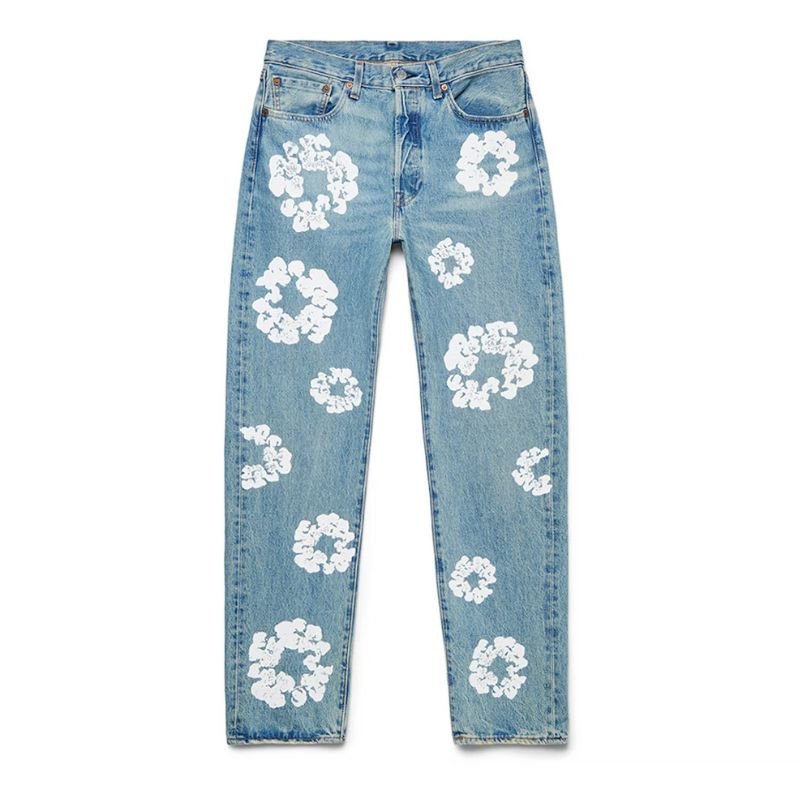 Denim Tears x Levi's Cotton Wreath Jean 'Light Wash' - Im Your Wardrobe