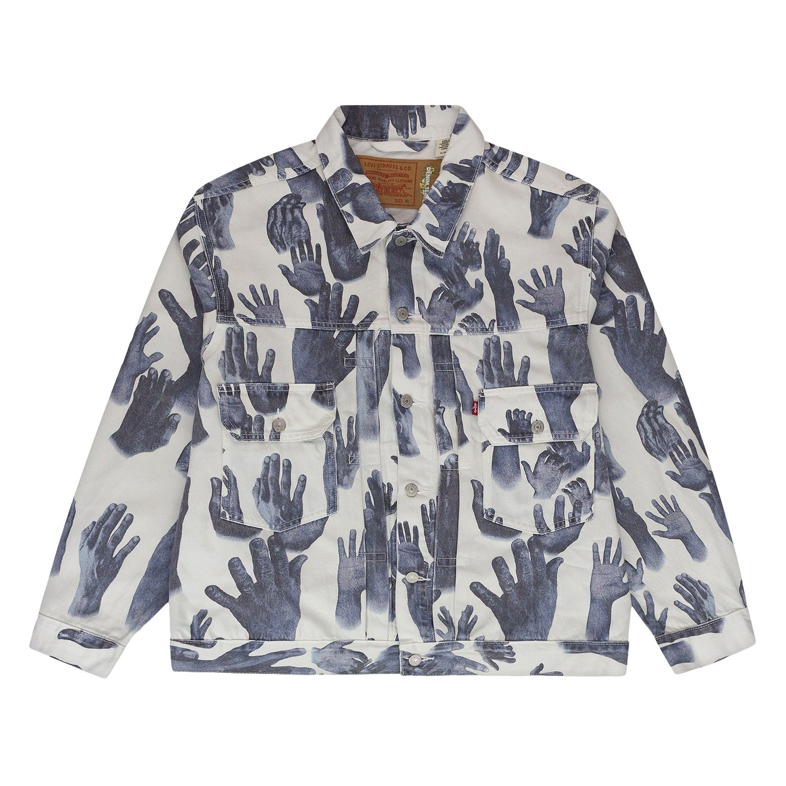 Denim Tears x Levi's Hands Jacket White - Im Your Wardrobe