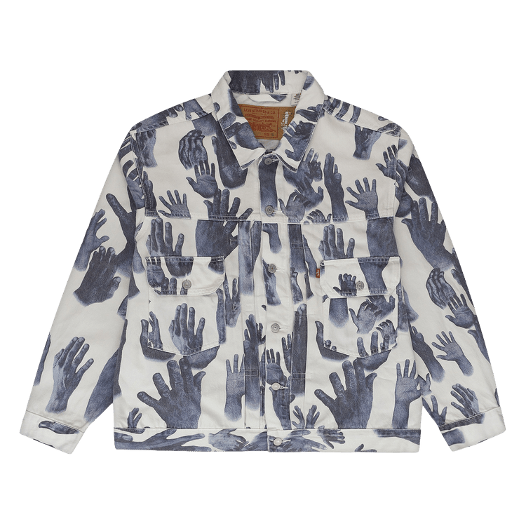 Denim Tears x Levi's Hands Jacket White - Im Your Wardrobe