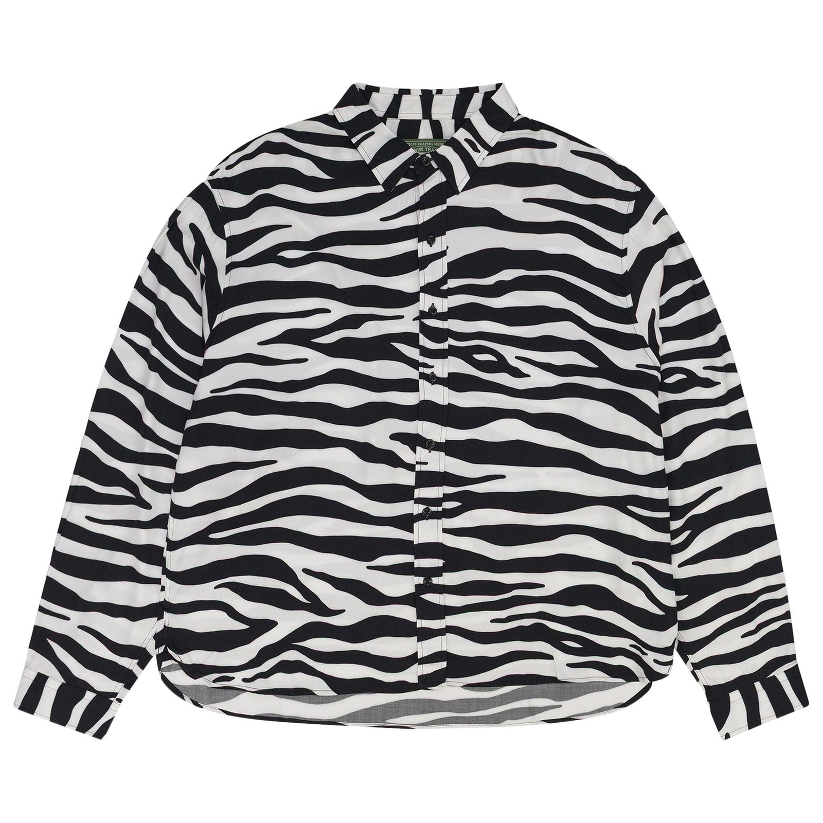Denim Tears Zebra Print Button Up Multicolor - Im Your Wardrobe