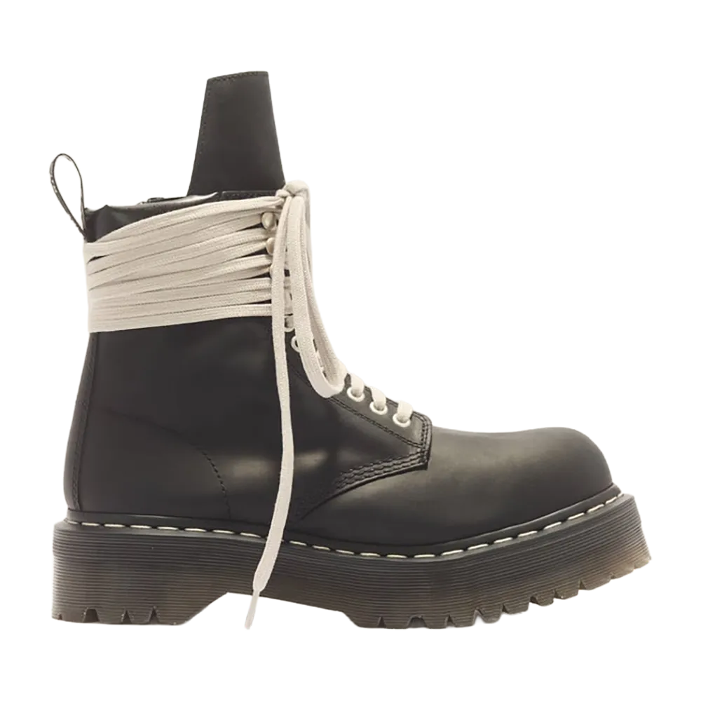 Rick Owens x Dr. Martens Quad Sole Steel Toe Boot Black