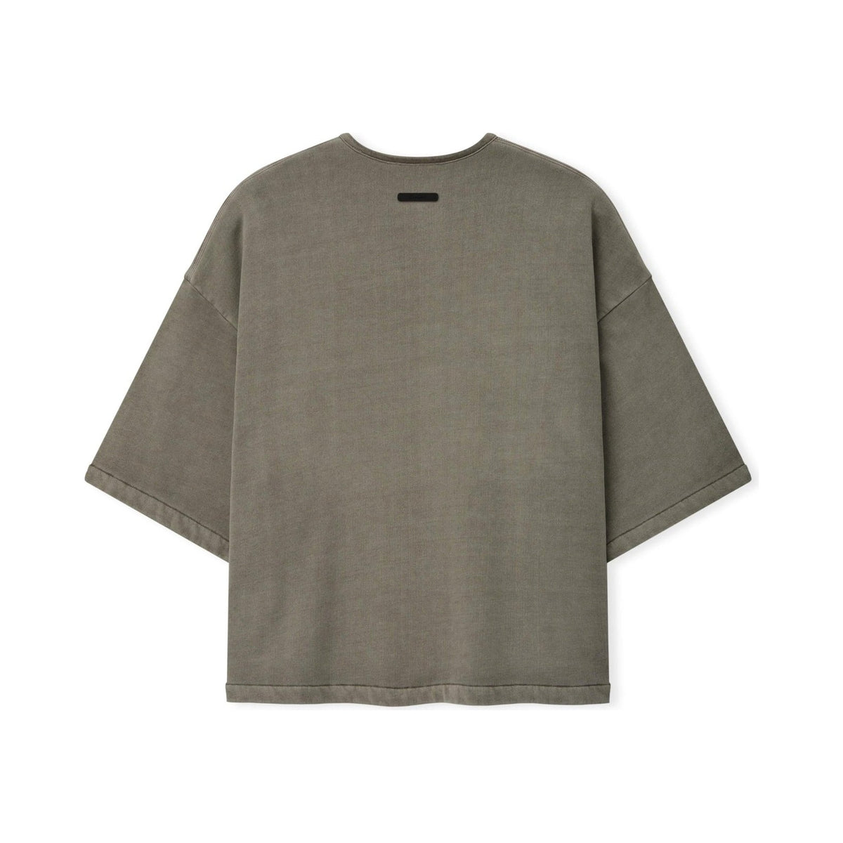 Fear of God Essentials 3/4 Henley Sweatshirt Washed Seal - Im Your Wardrobe