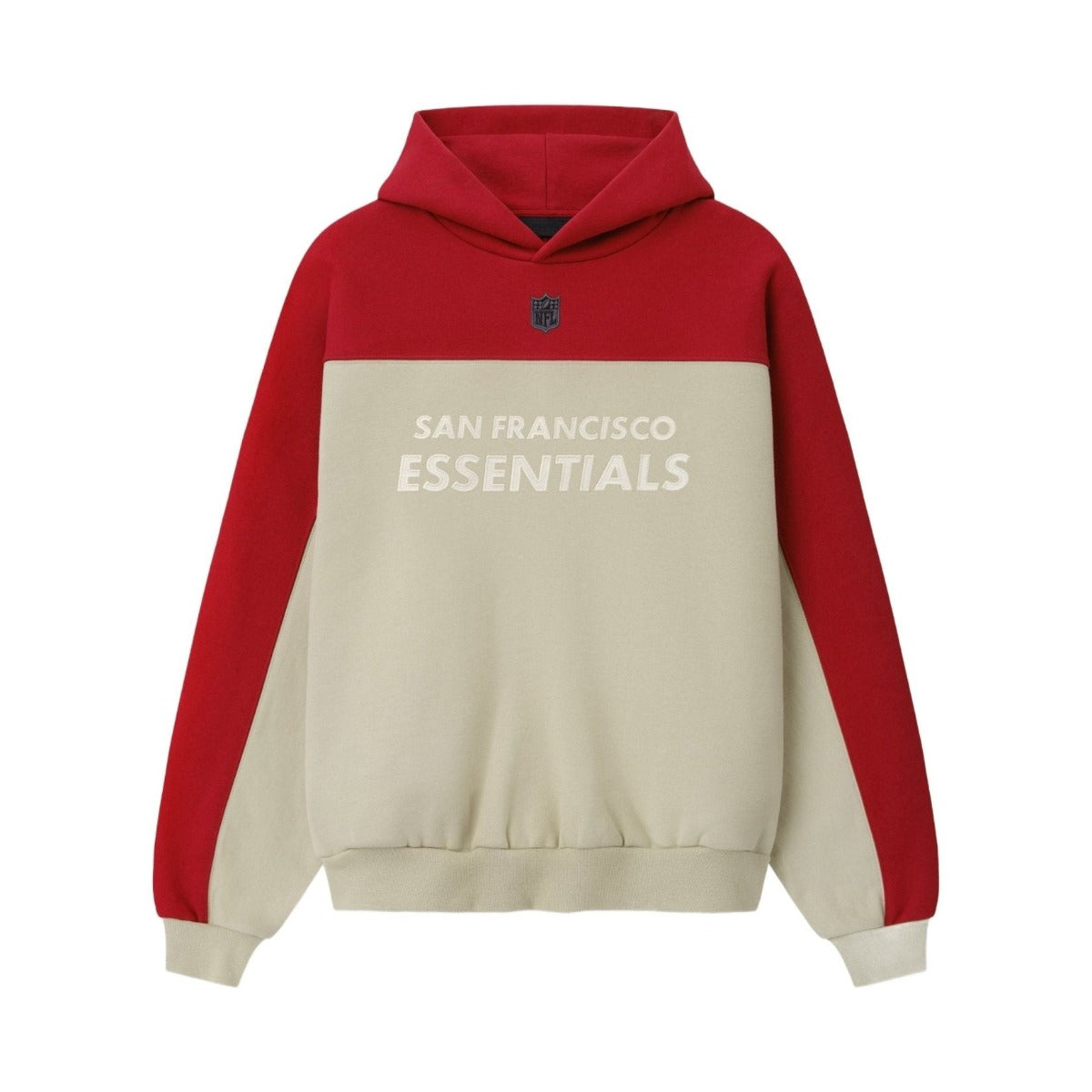 Fear of God Essentials 49ers 90s Relaxed Hoodie Sandstone - Im Your Wardrobe