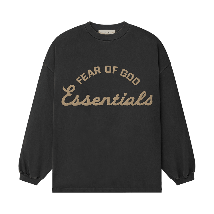 Fear of God Essentials 90s Long-Sleeve Tee Faded Iron Grey (SS26) - Im Your Wardrobe