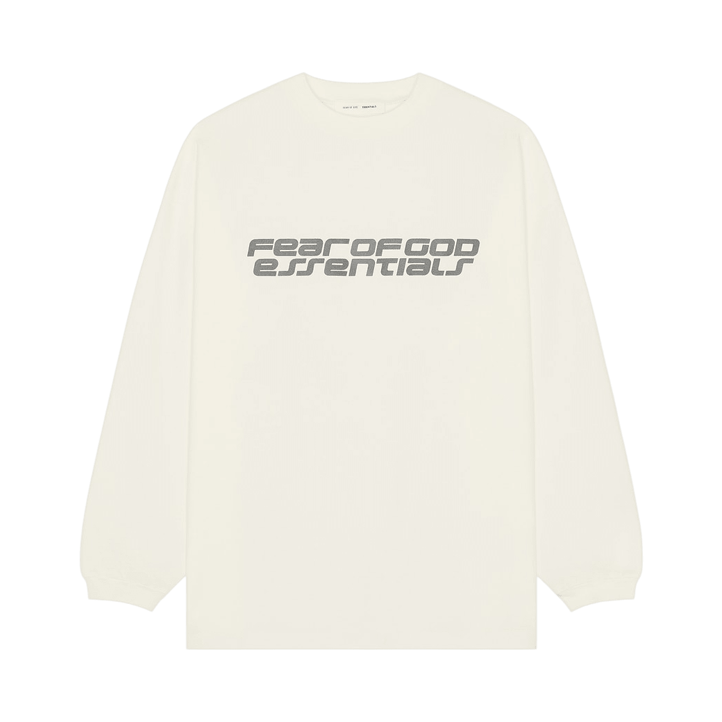 Fear of God Essentials 90's Long Sleeve Tee Ivory - Im Your Wardrobe