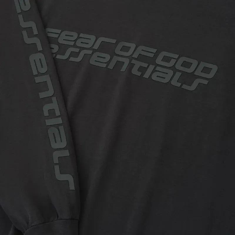 Fear of God Essentials 90's Long Sleeve Tee Vintage Black - Im Your Wardrobe
