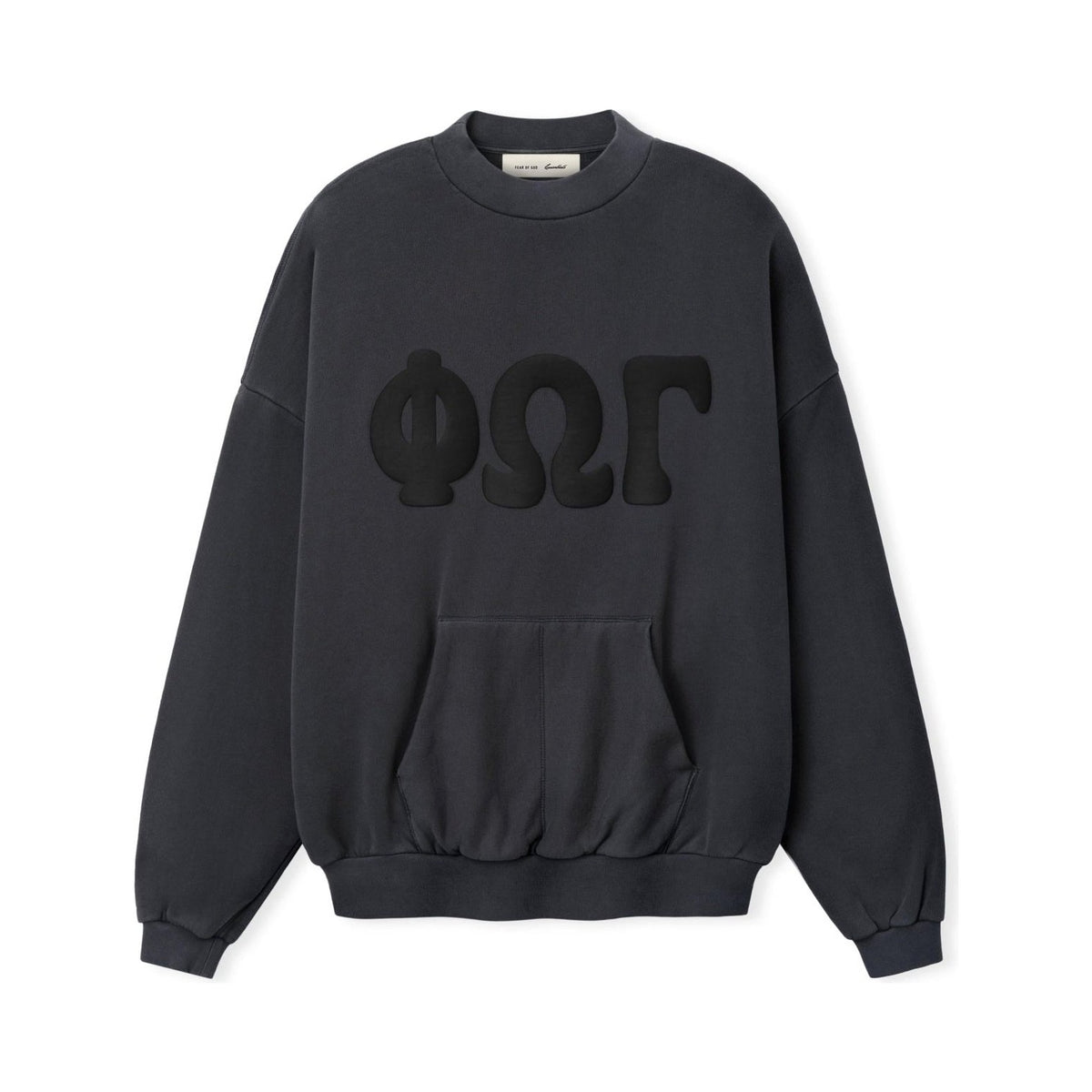 Fear of God Essentials 90s Sweatshirt Washed Iron Grey - Im Your Wardrobe