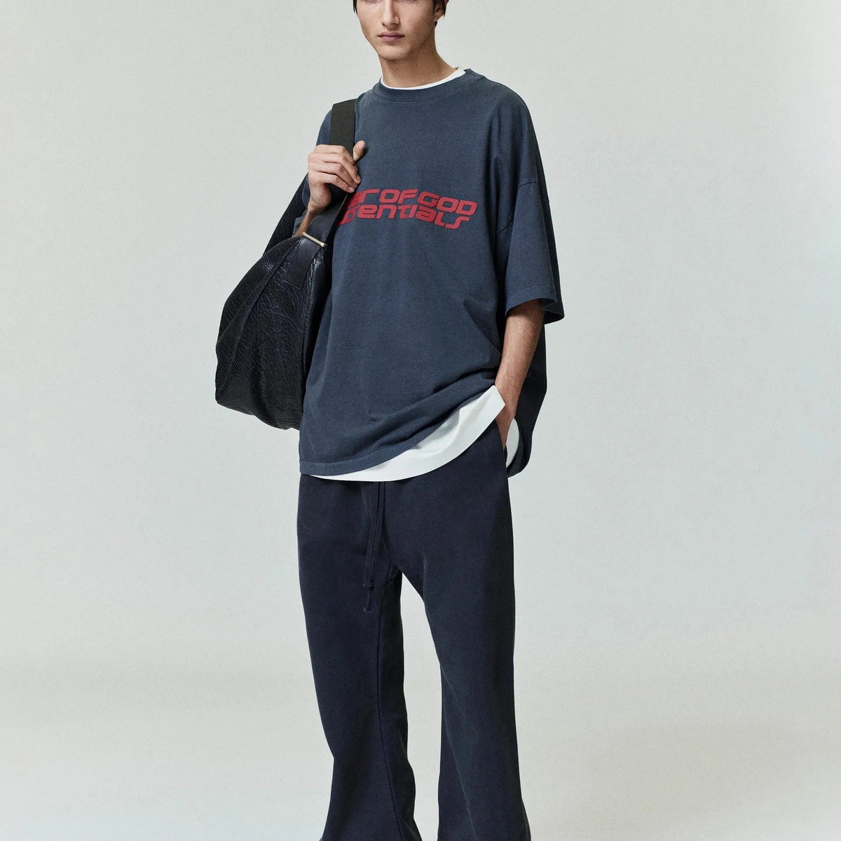 Fear of God Essentials 90s Tee Iron Grey - Im Your Wardrobe