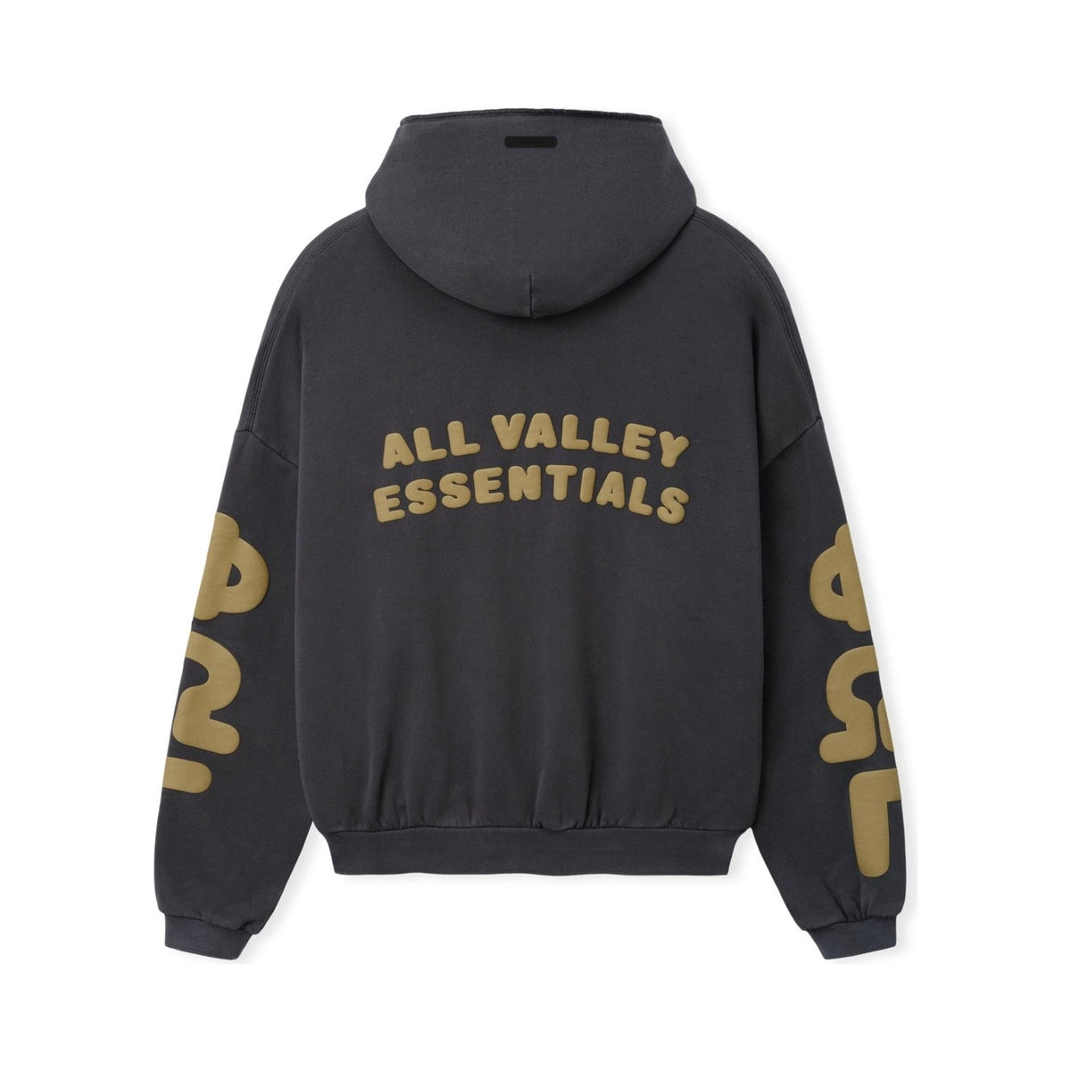 Fear of God Essentials 90s Zip-Up Hoodie Washed Iron Grey - Im Your Wardrobe