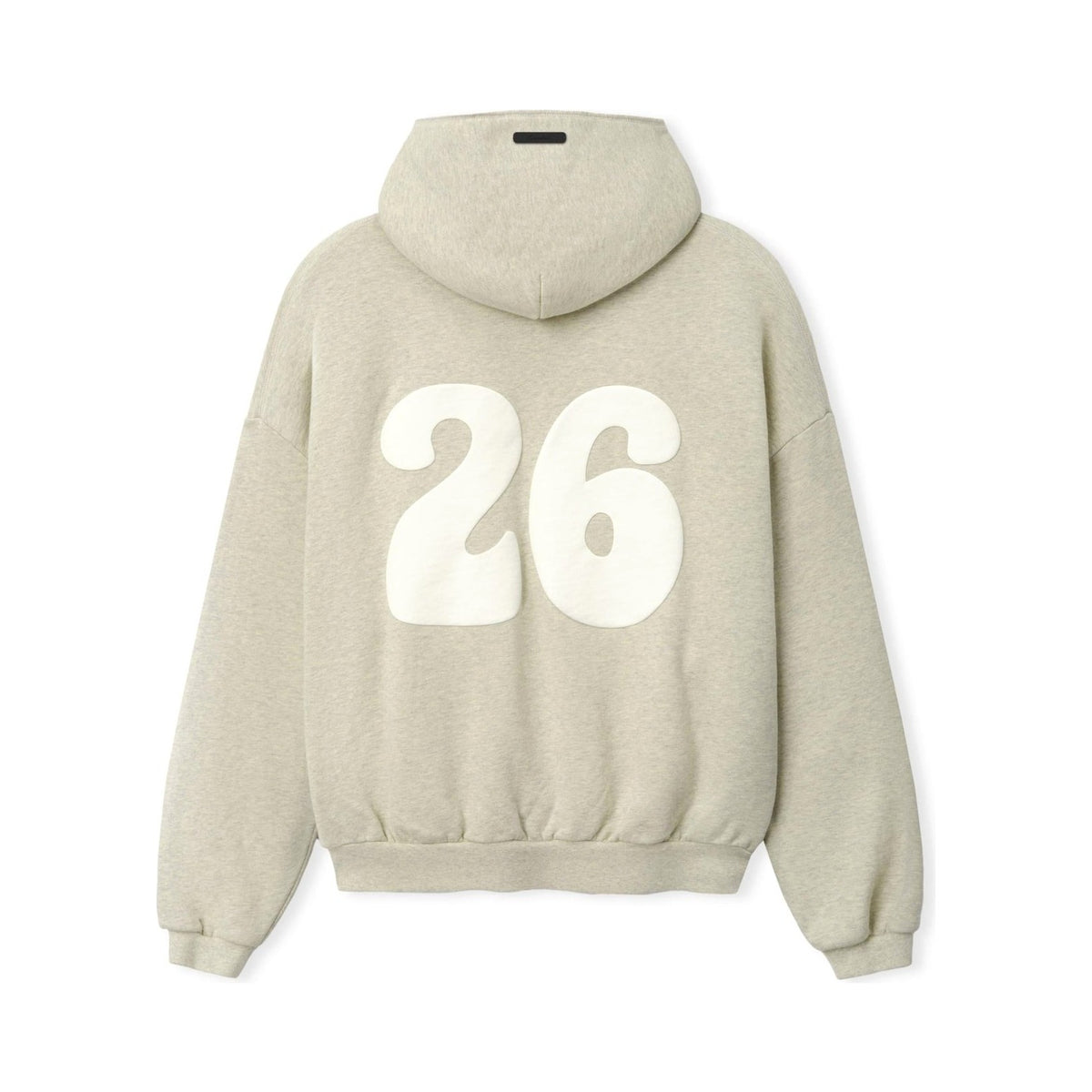 Fear of God Essentials 90s Zip-Up Hoodie Washed Vanilla Heather - Im Your Wardrobe