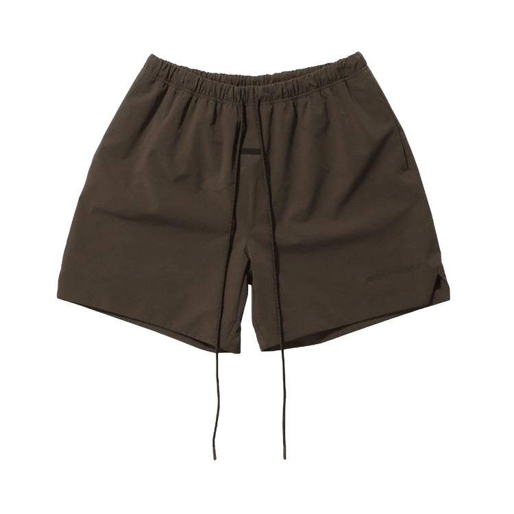 Fear of God Essentials Active Trace Classic Short W/Slit Brown (SS26) - Im Your Wardrobe