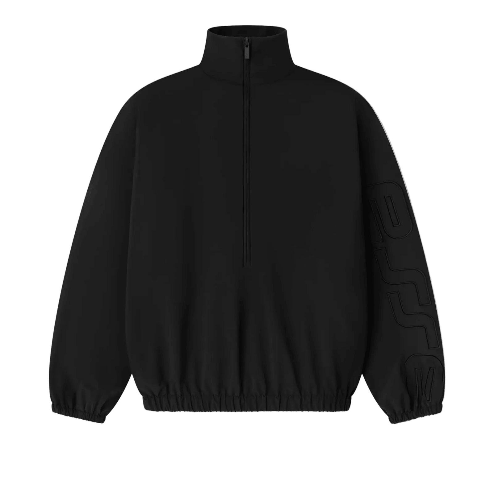 Fear Of God Essentials Active Trace Half Zip Track Jacket Vintage Black - Im Your Wardrobe