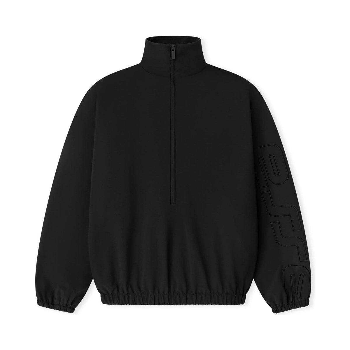 Fear Of God Essentials Active Trace Half Zip Track Jacket Vintage Black - Im Your Wardrobe
