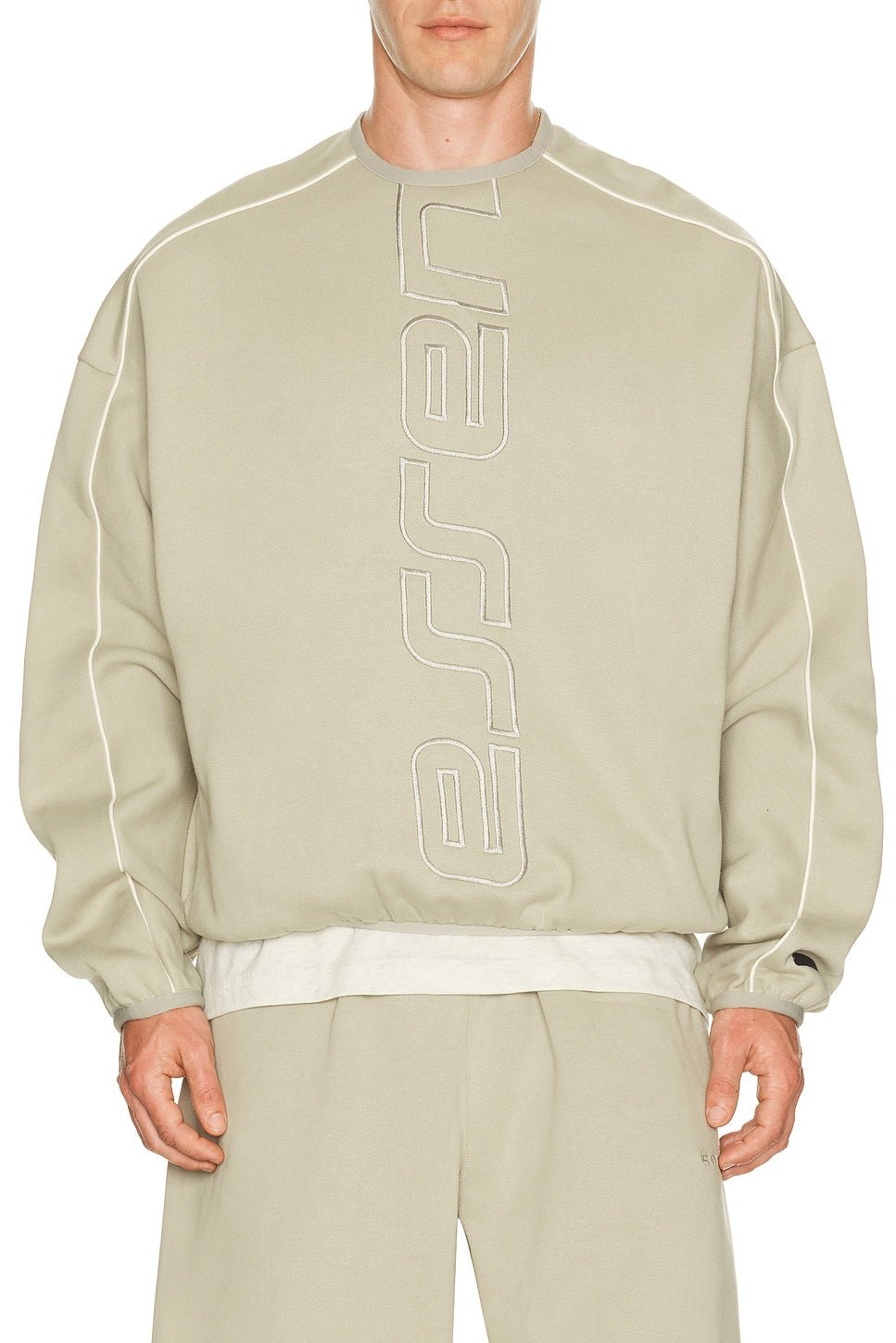 Fear of God Essentials Active Trace Modern Crewneck Sweatshirt Seal - Im Your Wardrobe