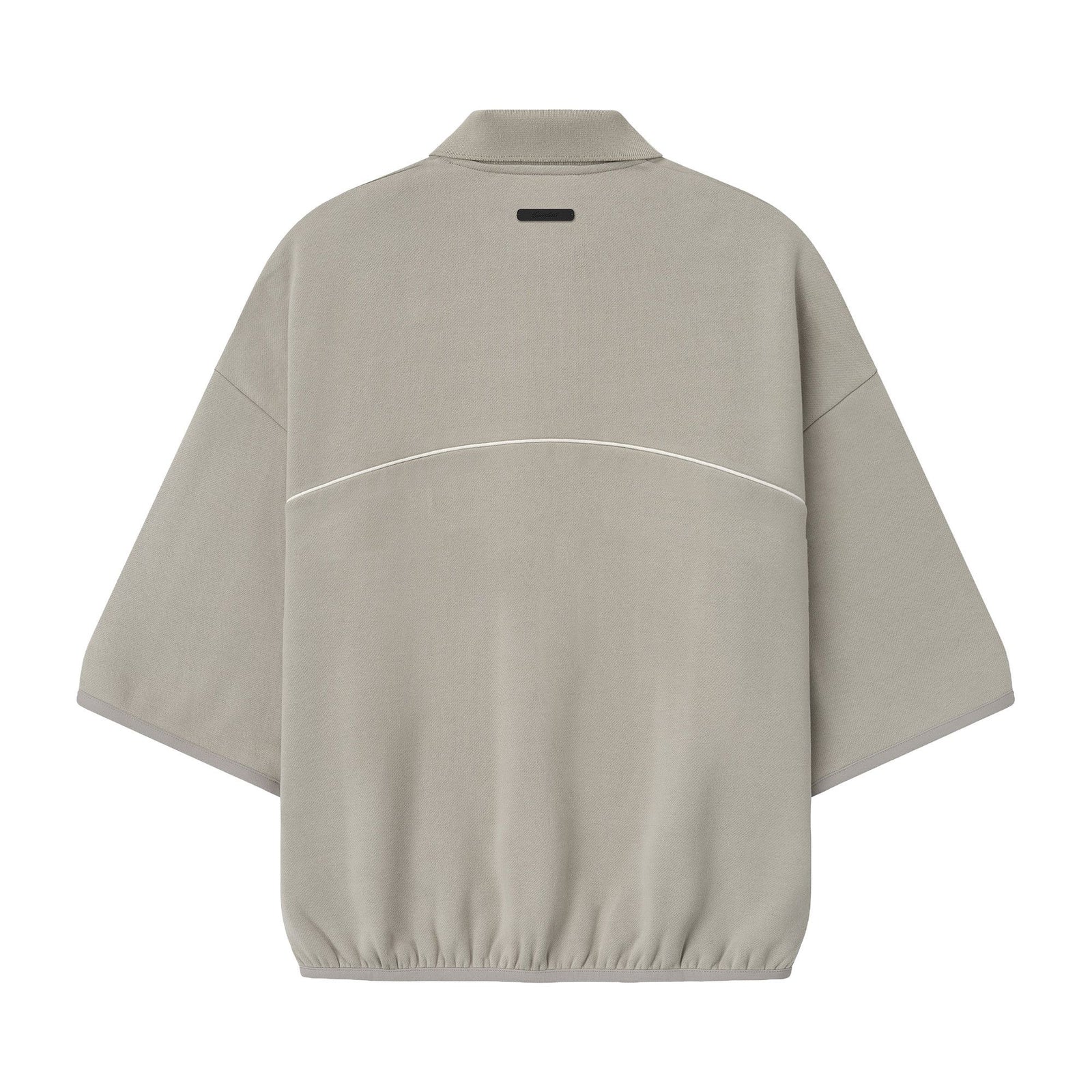 Fear of God Essentials Active Trace Quarter Sleeve Modern Polo Seal (SS26) - Im Your Wardrobe