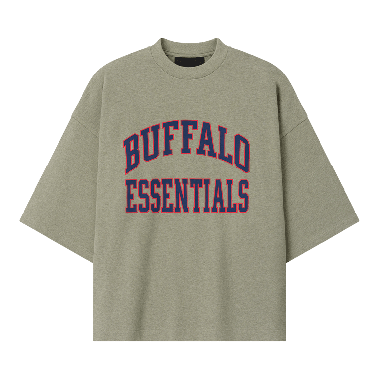 Fear of God Essentials Bills Merch Tee Seal Heather (FW26) - Im Your Wardrobe