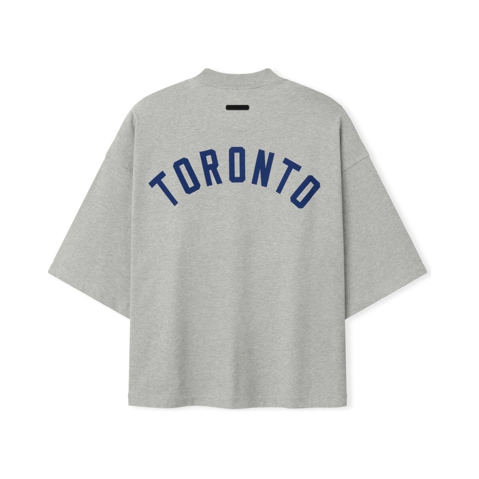 Fear of God Essentials Blue Jays Merch Tee Concrete Heather - Im Your Wardrobe