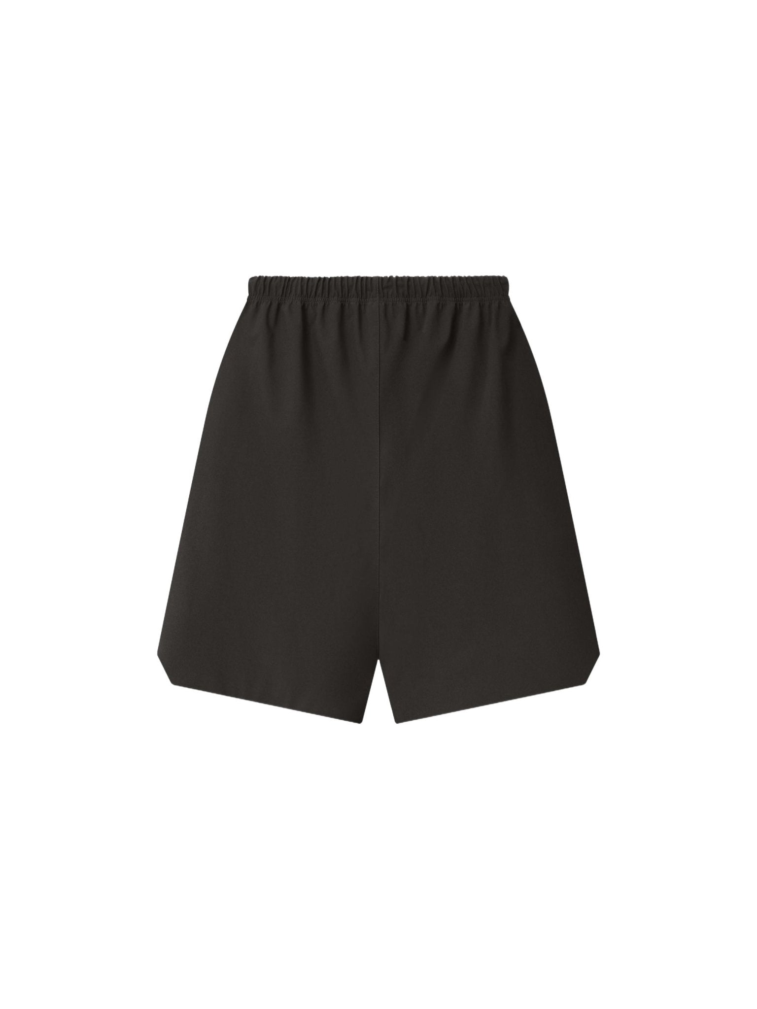Fear of God Essentials Bonded Nylon Signature Relaxed Short W/ Slit Ink Black - Im Your Wardrobe