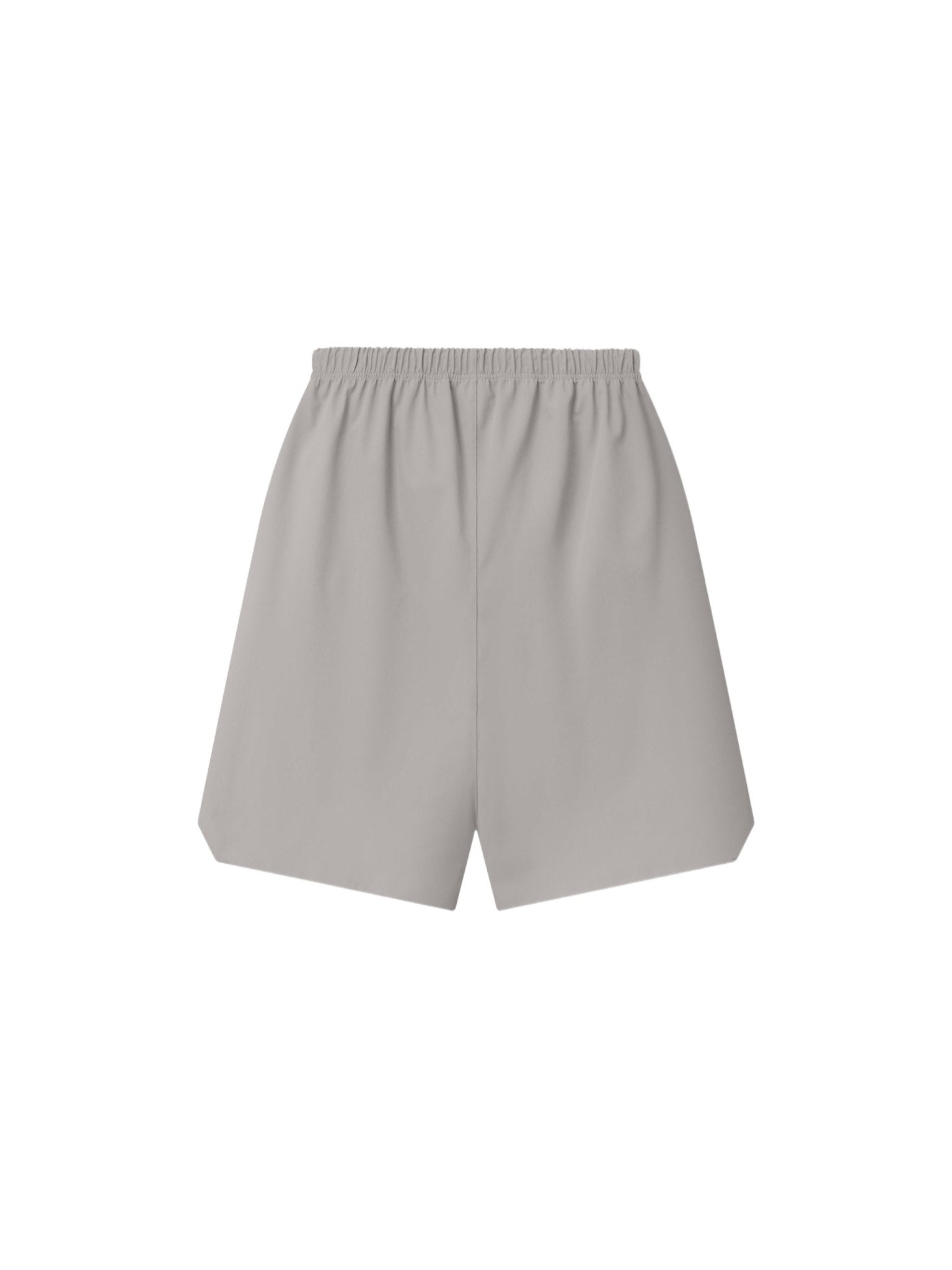 Fear of God Essentials Bonded Nylon Signature Relaxed Short W/ Slit Stone - Im Your Wardrobe