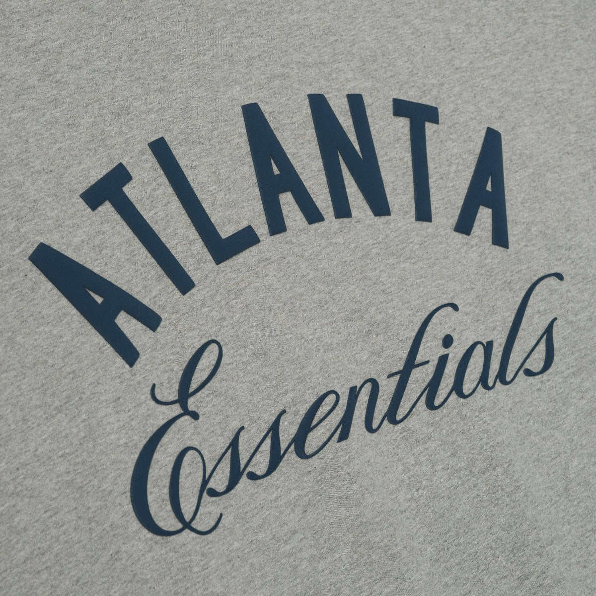 Fear of God Essentials Braves 90s Tee Concrete Heather - Im Your Wardrobe