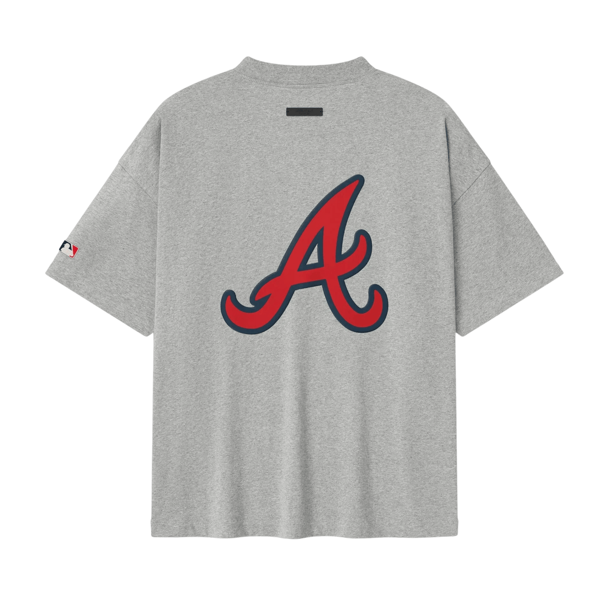 Fear of God Essentials Braves 90s Tee Concrete Heather - Im Your Wardrobe