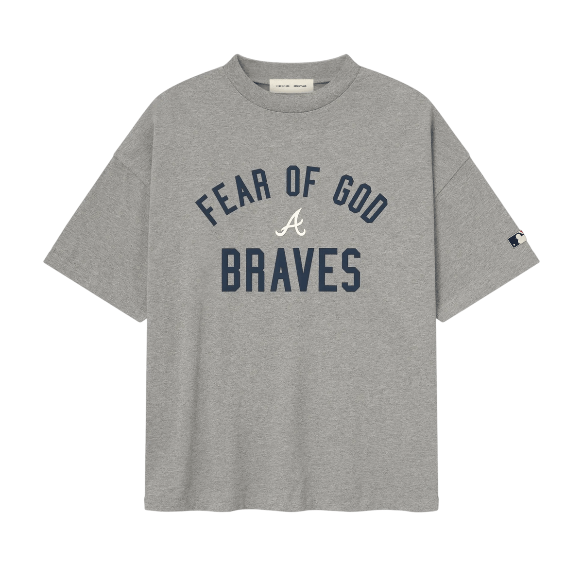 Fear of God Essentials Braves 90s Tee Dark Heather - Im Your Wardrobe