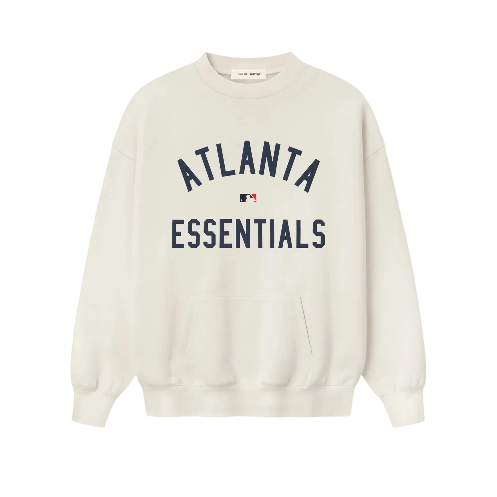 Fear of God Essentials Braves Sport Crewneck Cream White - Im Your Wardrobe