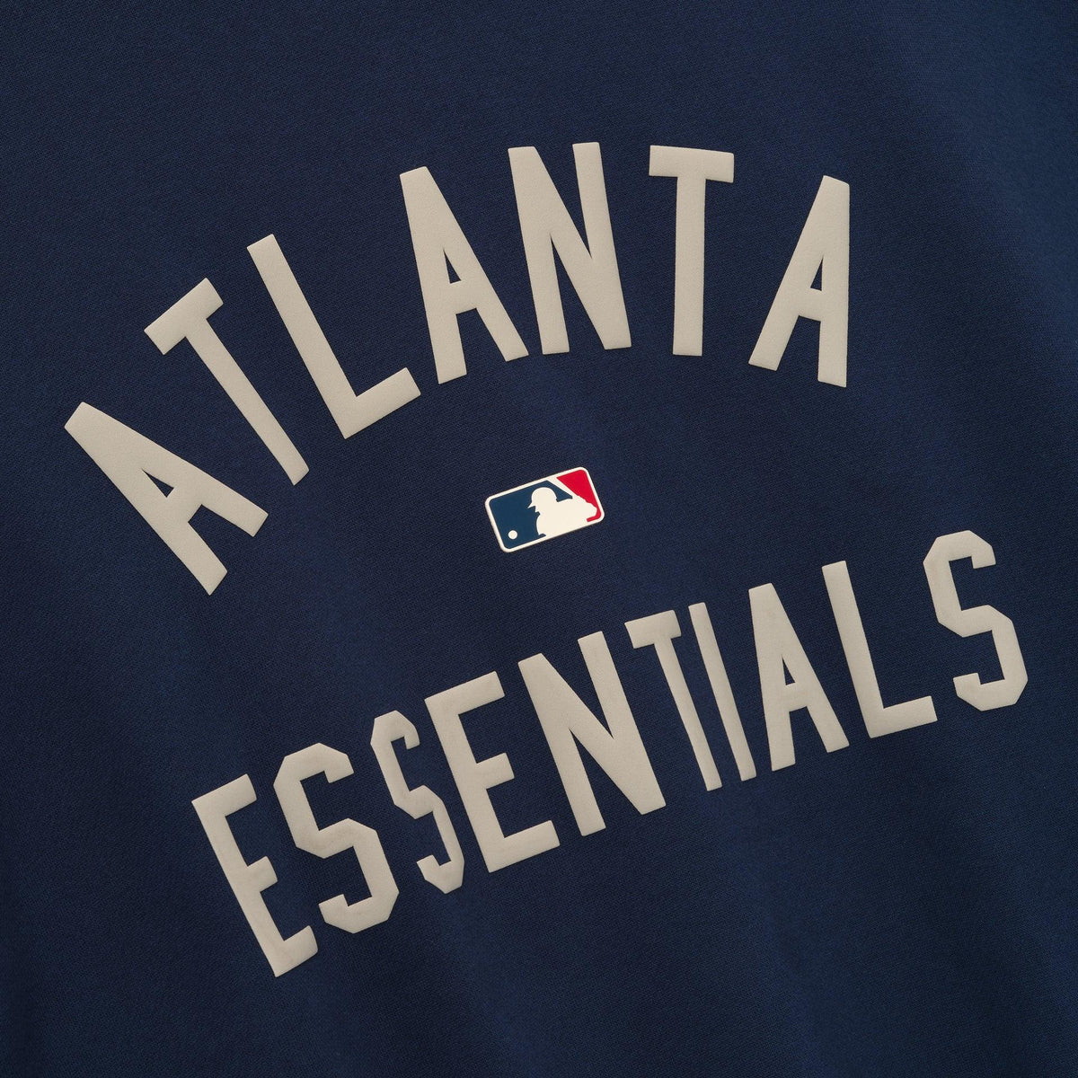 Fear of God Essentials Braves Sport Hoodie Navy/Red - Im Your Wardrobe