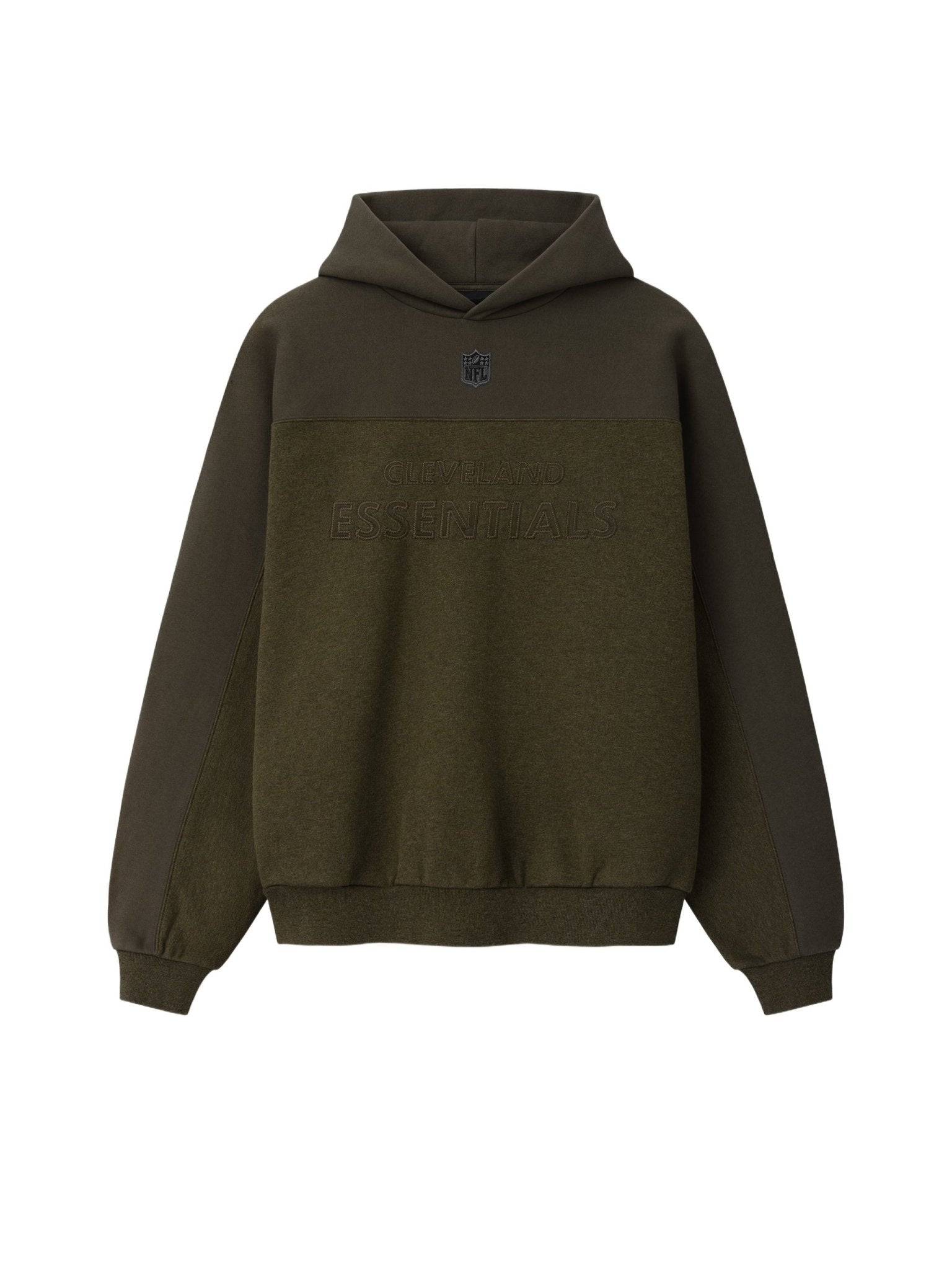 Fear of God Essentials Browns 90s Relaxed Hoodie Wood Heather - Im Your Wardrobe