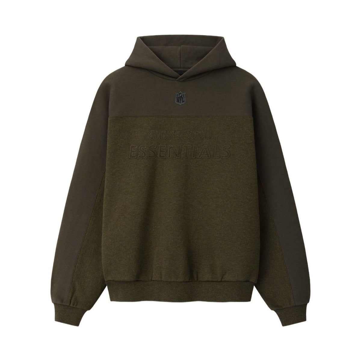 Fear of God Essentials Browns 90s Relaxed Hoodie Wood Heather - Im Your Wardrobe