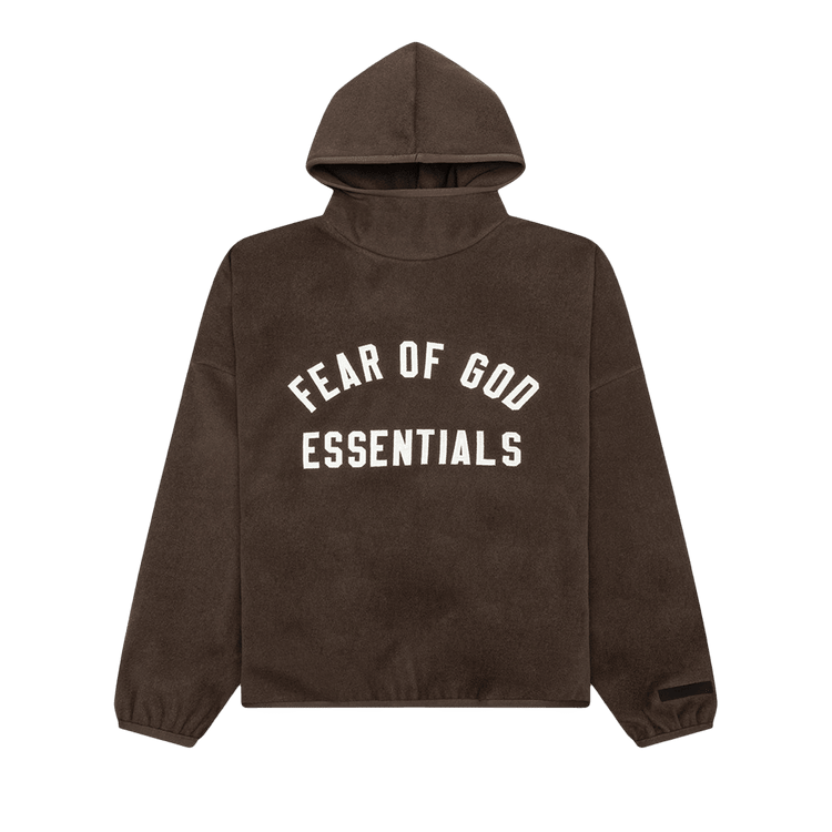 Fear of God Essentials Brushed Hoodie Brown (FW24) - Im Your Wardrobe