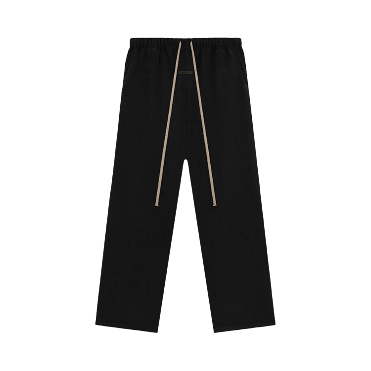 Fear of God Essentials Brushed Relaxed Pant Black (FW24) - Im Your Wardrobe