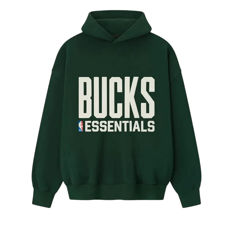 Fear of God Essentials Bucks Sport Hoodie Forest - Im Your Wardrobe