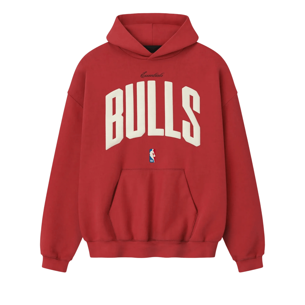 Fear of God Essentials Bulls 90s Hoodie Red - Im Your Wardrobe