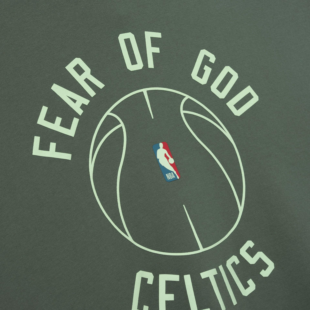 Fear Of God Essentials Celtics X Barkley Hendricks 90s Hoodie Balsam Green - Im Your Wardrobe