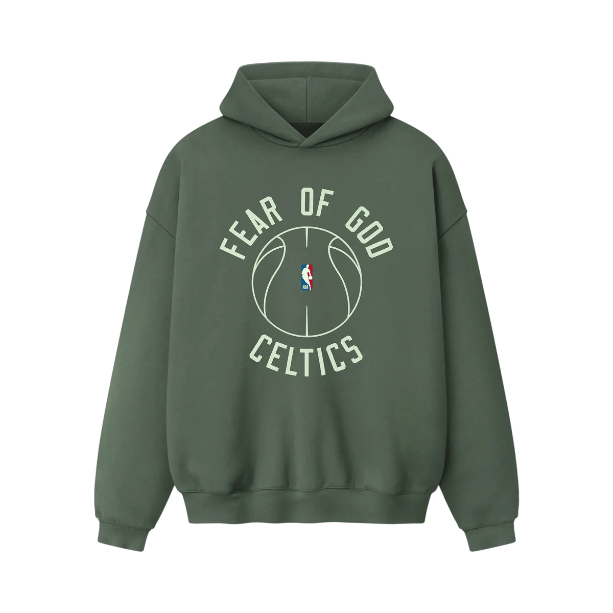 Fear Of God Essentials Celtics X Barkley Hendricks 90s Hoodie Balsam Green - Im Your Wardrobe