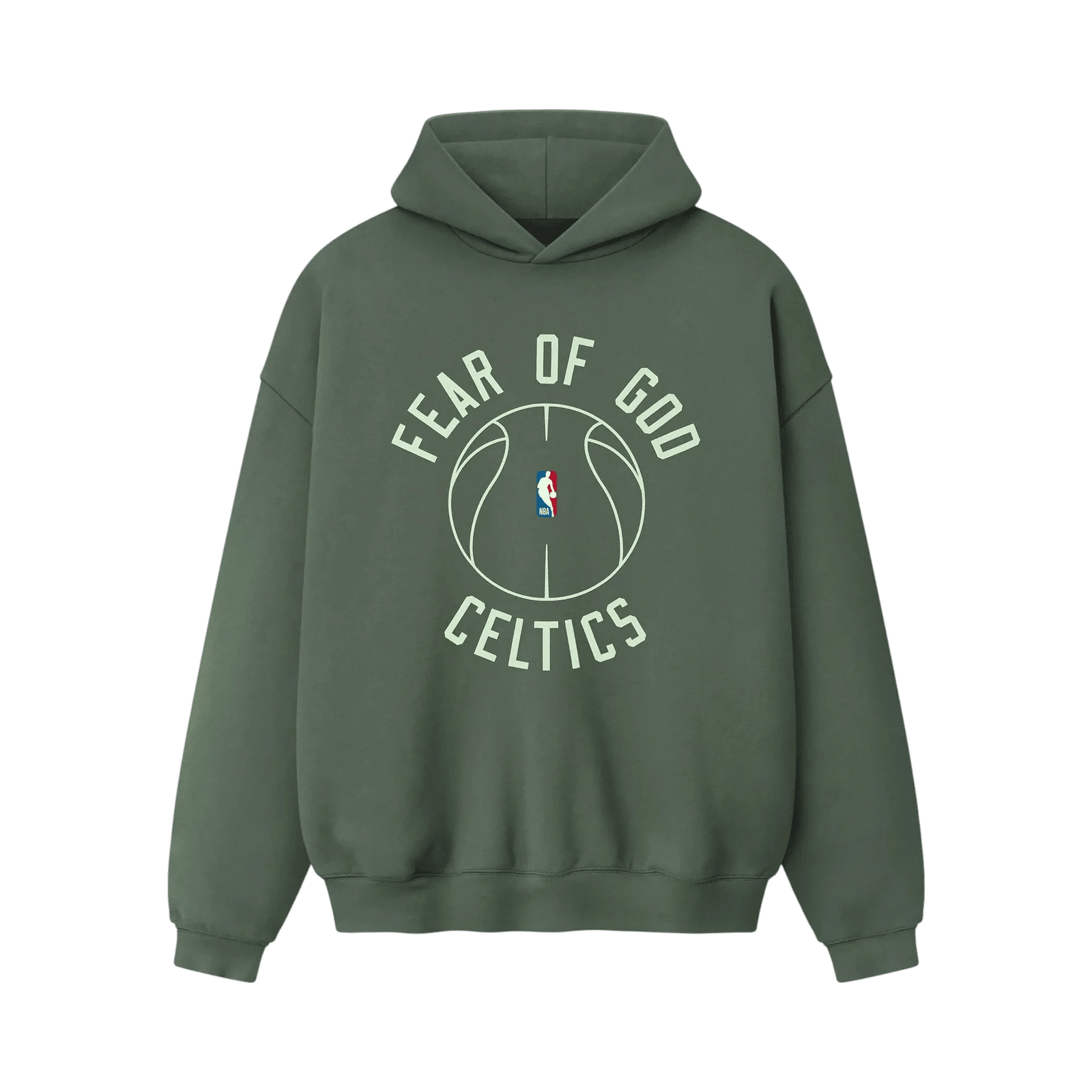 Fear Of God Essentials Celtics X Barkley Hendricks 90s Hoodie Balsam Green - Im Your Wardrobe