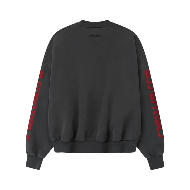Fear of God Essentials Chicago Heavy Fleece Cropped Sweatshirt Iron Grey - Im Your Wardrobe