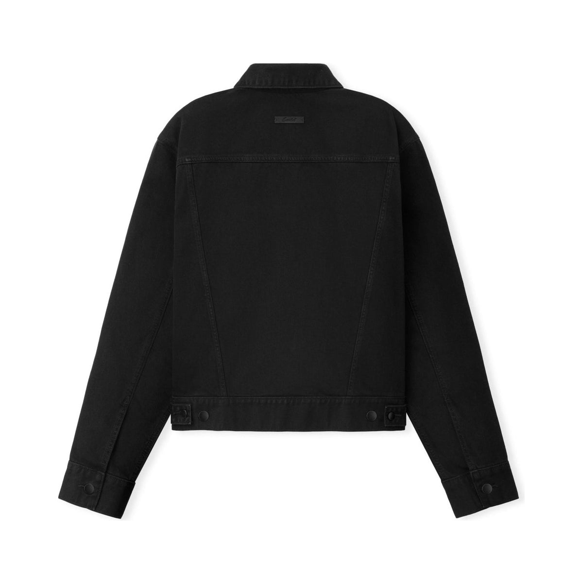 Fear of God Essentials Classic Denim Jacket Overdyed Black - Im Your Wardrobe