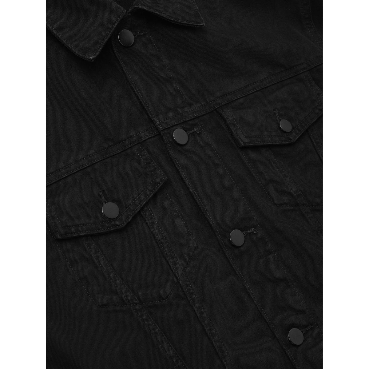 Fear of God Essentials Classic Denim Jacket Overdyed Black - Im Your Wardrobe
