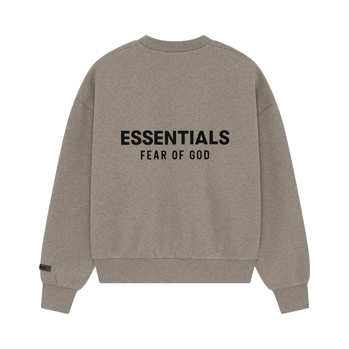 Fear of God Essentials Classic Fit Fleece Crewneck Homestead Heather (SS25) - Im Your Wardrobe