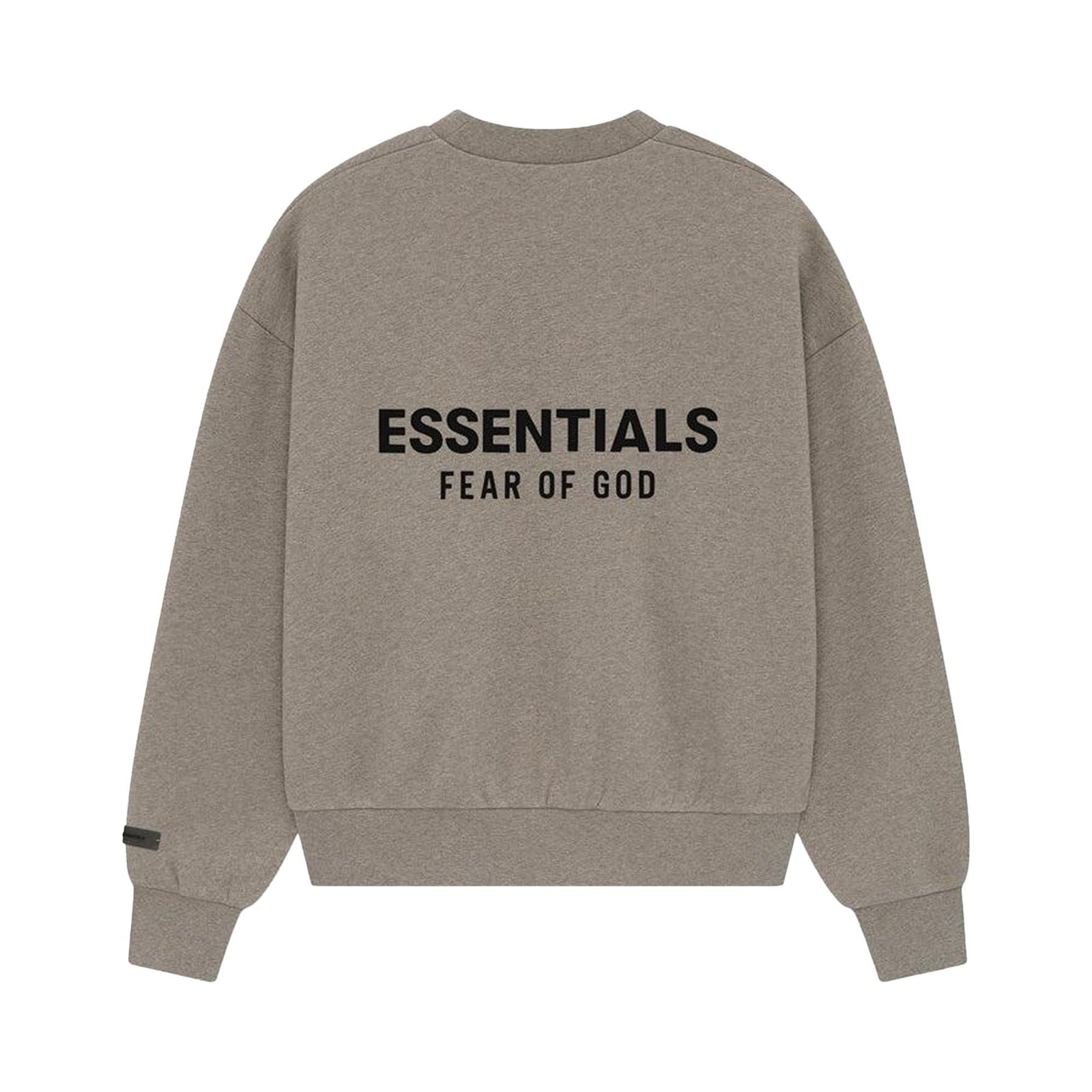 Fear of God Essentials Classic Fit Fleece Crewneck Homestead Heather (SS25) - Im Your Wardrobe