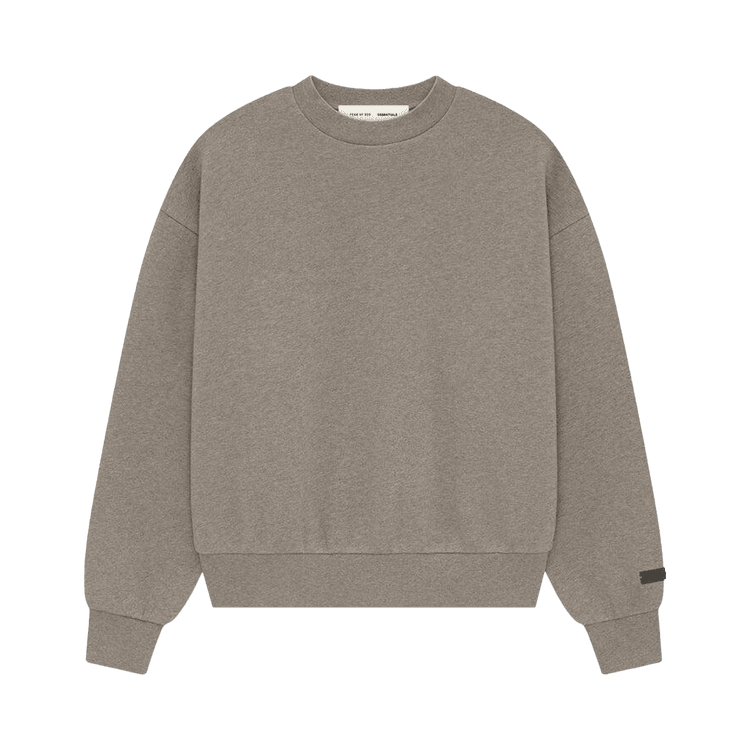 Fear of God Essentials Classic Fit Fleece Crewneck Homestead Heather (SS25) - Im Your Wardrobe