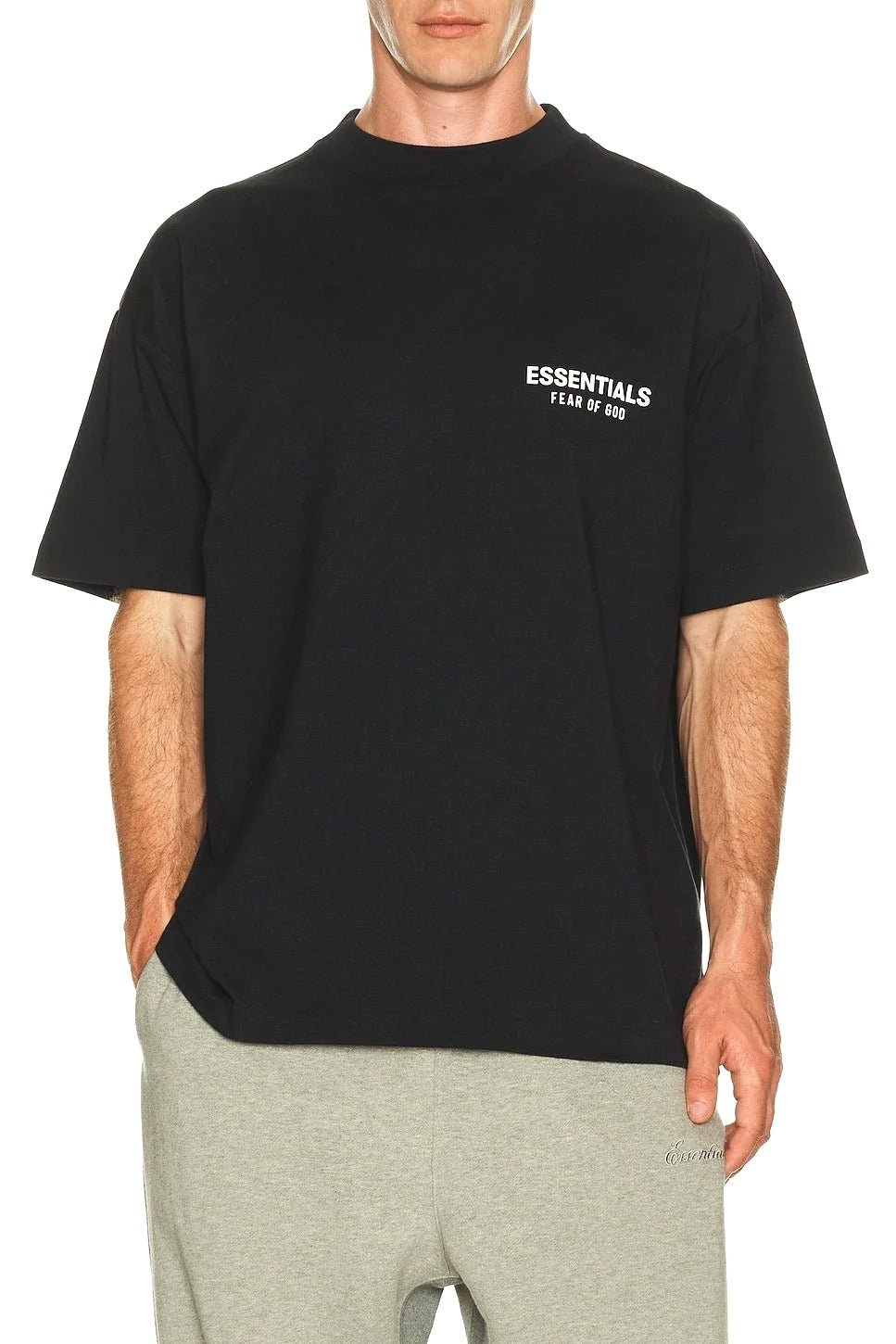 Fear of God Essentials Classic Fit T-Shirt Vintage Black - Im Your Wardrobe