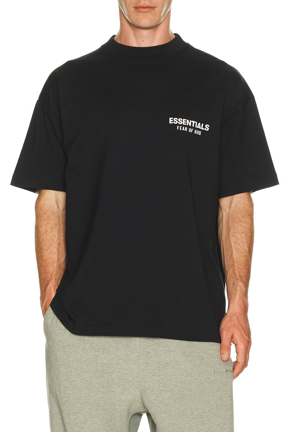 Fear of God Essentials Classic Fit T-Shirt Vintage Black - Im Your Wardrobe