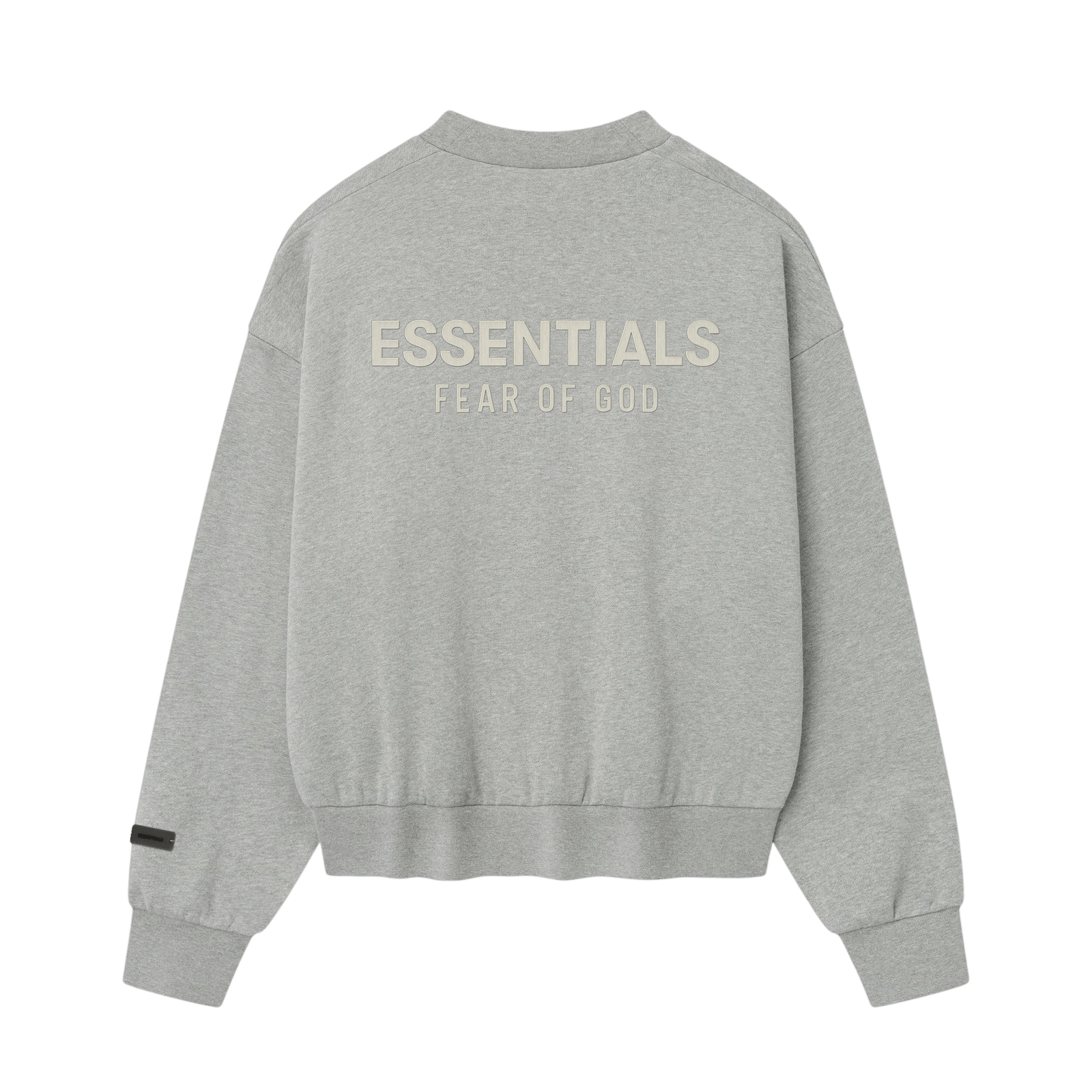 Fear of God Essentials Classic Fleece Crewneck Concrete Heather - Im Your Wardrobe